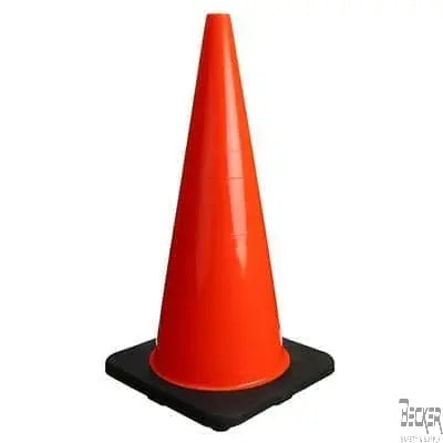TRUFORGE - TRAFFIC CONE 18IN 5LB BLK BASE - Becker Safety and Supply