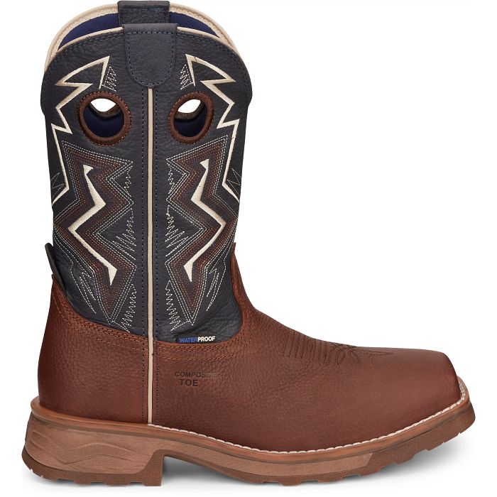 TONY LAMA - FORCE 11" WIDE SQUARE COMPOSITE TOE WATERPROOF WORK BOOT