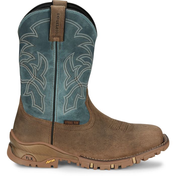 TONY LAMA - ROUSTABOUT 11" STEEL TOE WATERPROOF WORK BOOT - Becker Safety and Supply