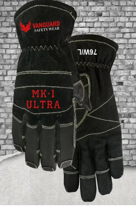 VANGUARD -  MK1 ULTRA- Kangaroo Skin Gauntlet Style Structural Firefighting Glove - Becker Safety and Supply