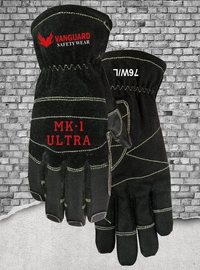 VANGUARD -  MK1 ULTRA- Kangaroo Skin Gauntlet Style Structural Firefighting Glove - Becker Safety and Supply