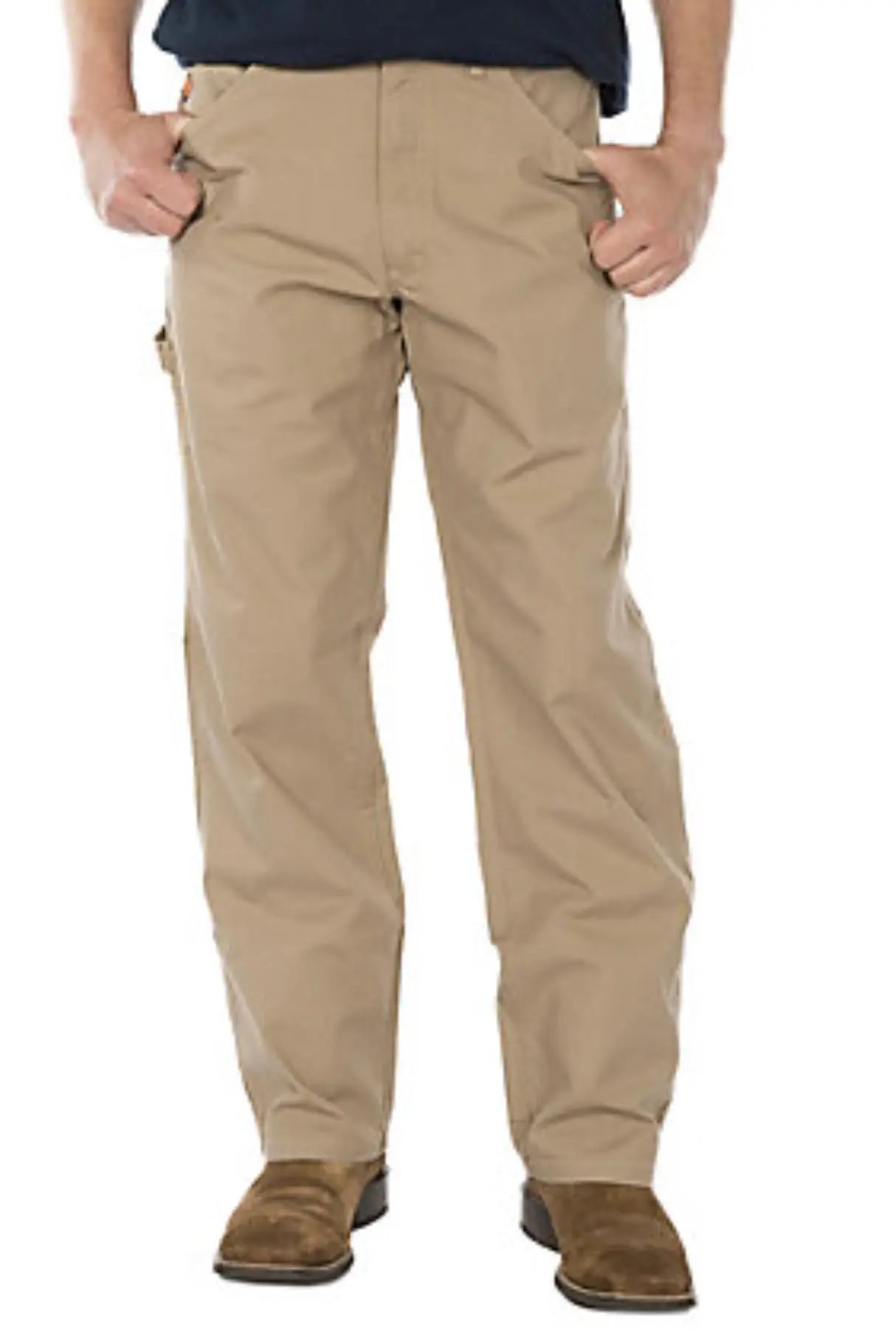 DICKIES Slim Fit Straight Leg Work Pants, Military Khaki (WP873CH) –  Identity Board Shop