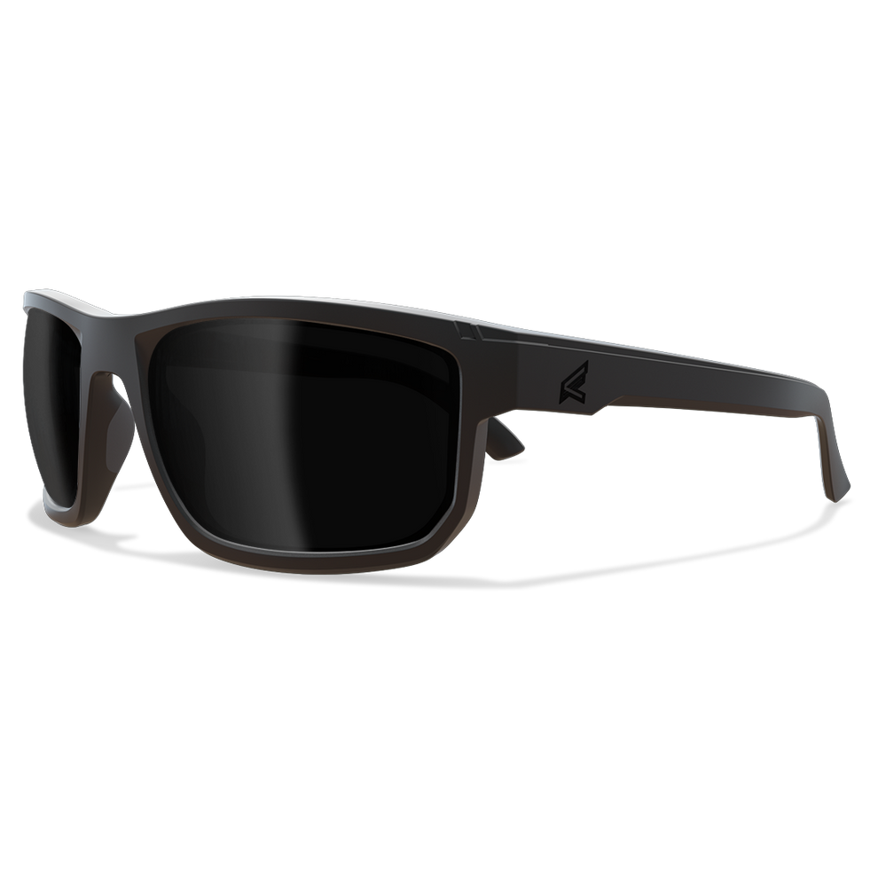 Edge - Defiance - Black FRame/Smoke Vapor Shield Lenses - Becker Safety and Supply