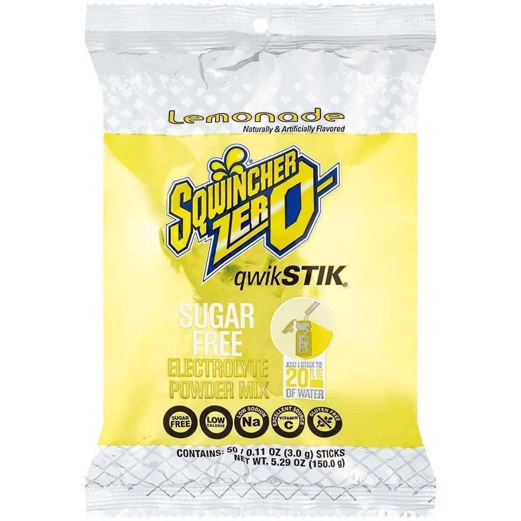 SQWINCHER - 50/bag Lemonade Sqwincher Qwik Stick - Becker Safety and Supply
