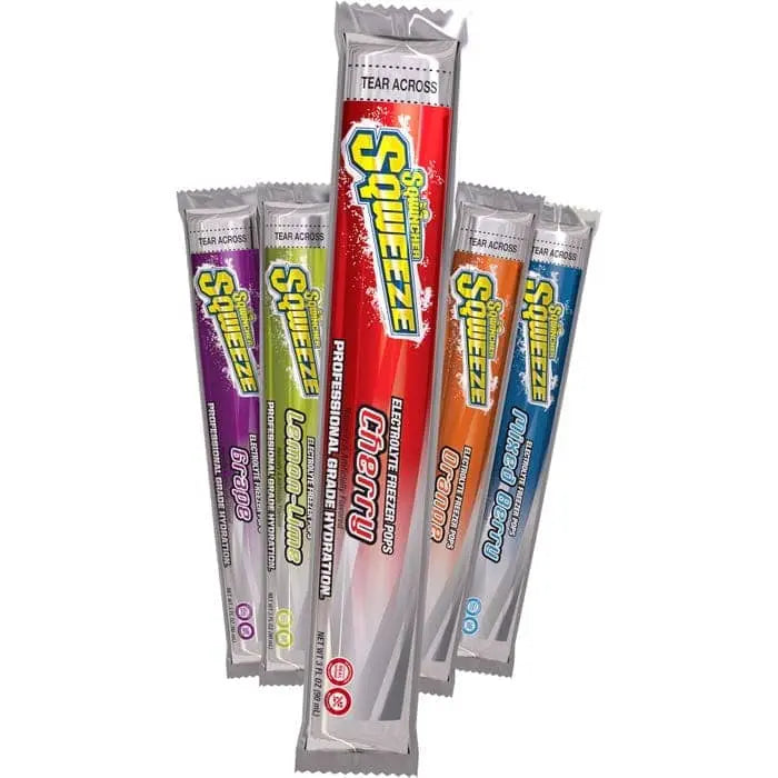 SQWINCHER - Zero Sqweeze Pops, 3oz Assorted Flavor (10 pops/bag) (15 bags/box) - Becker Safety and Supply