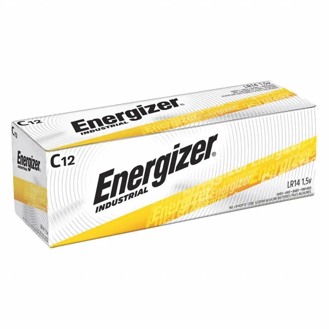 Energizer Industrial - C Alkaline Batteries - 12/bx - Becker Safety and Supply