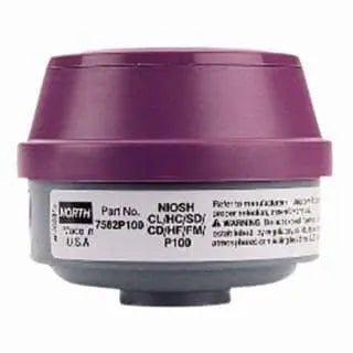 NORTH SAFETY - Acid Gas Cartridge P100 Filter 2/pk - Becker Safety and Supply