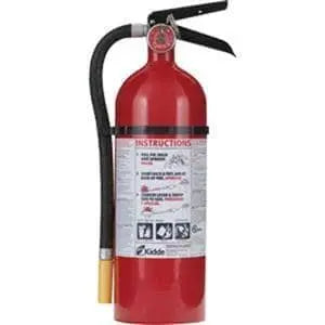 KIDDE - 5# ABC Fire Extinguisher w/vehicle bracket - Becker Safety and Supply